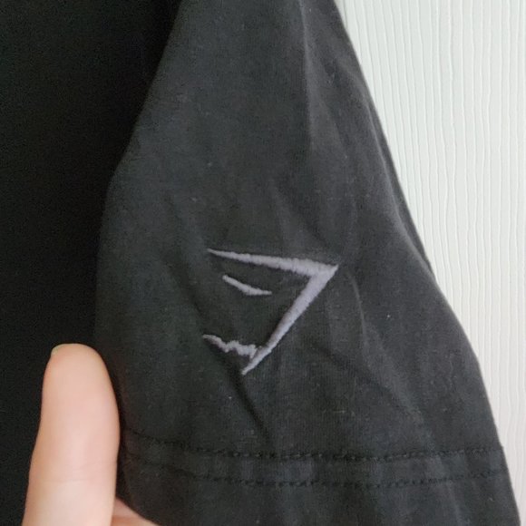 Mens Gymshark Tee - Black - Picture 4 of 4